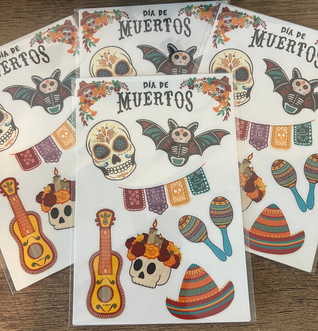 Dia De Muertos Sticker Sheet
