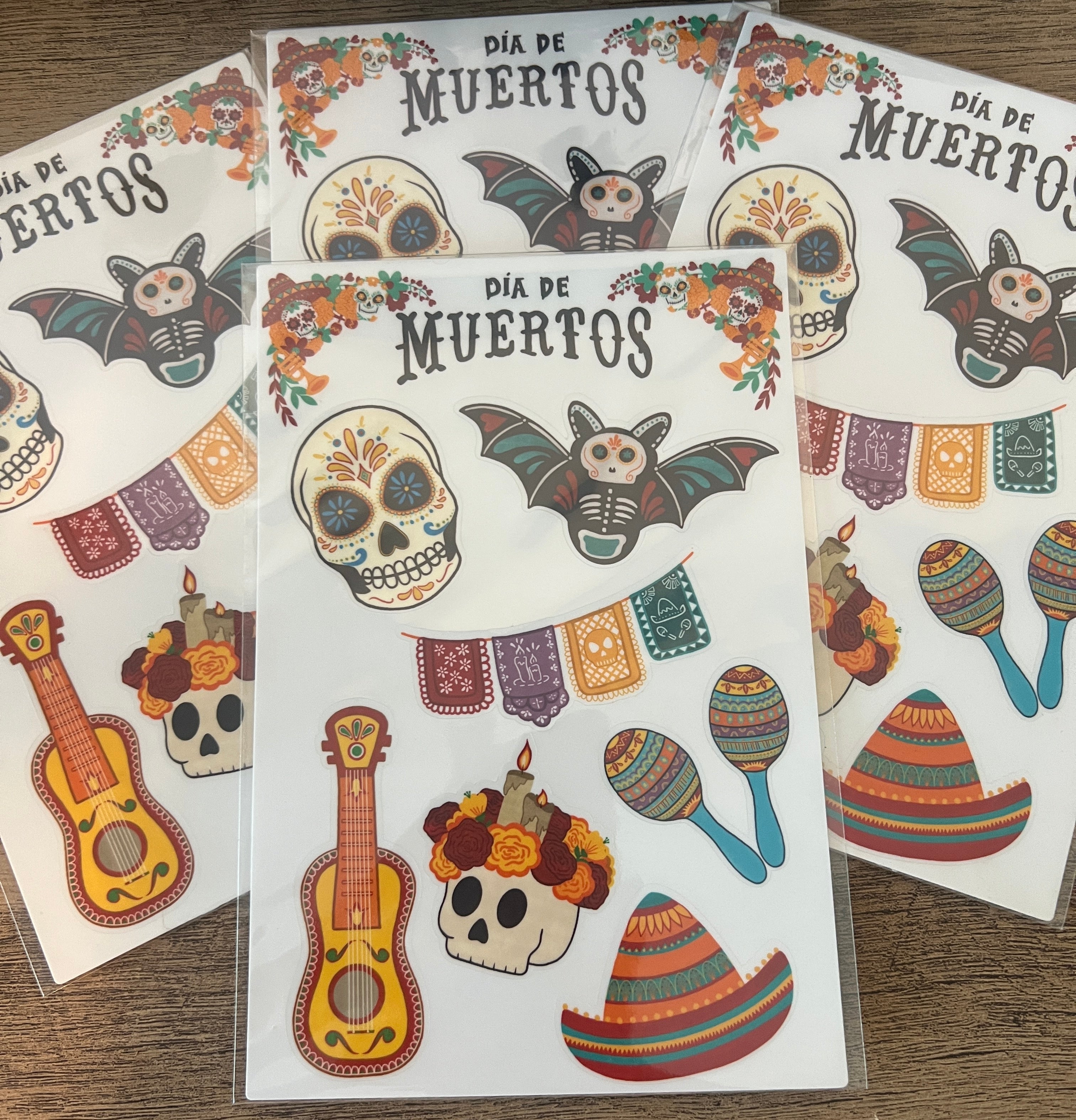 Dia De Muertos Sticker and Pin Combo