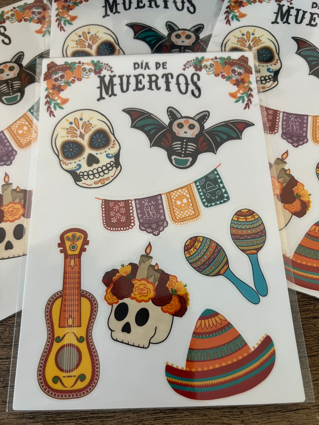 Dia De Muertos Sticker Sheet