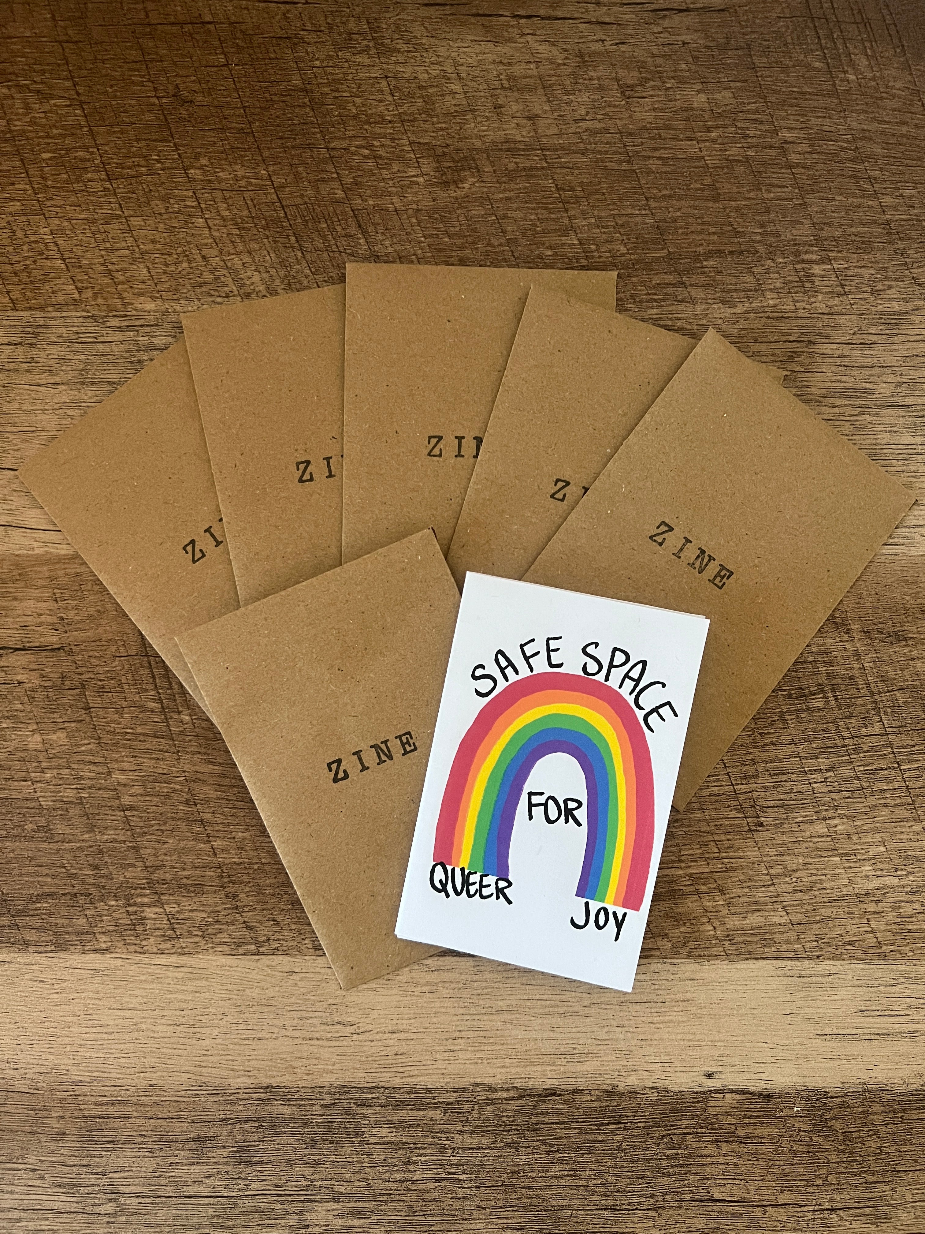 Mini Zine- Safe space for queer joy